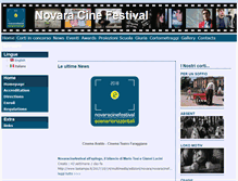 Tablet Screenshot of novaracinefestival.it